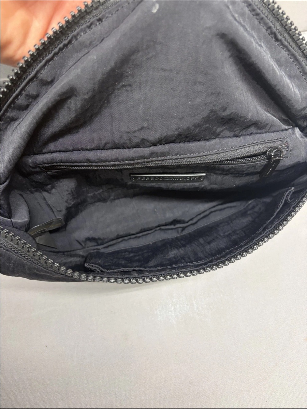 Rebecca Minkoff Black Fanny Pack Waist Bag Cross Body Bag - Picture 3 of 4